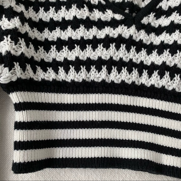 For Love and Lemons Cotton knit cropped sweater - Picture 3 of 5